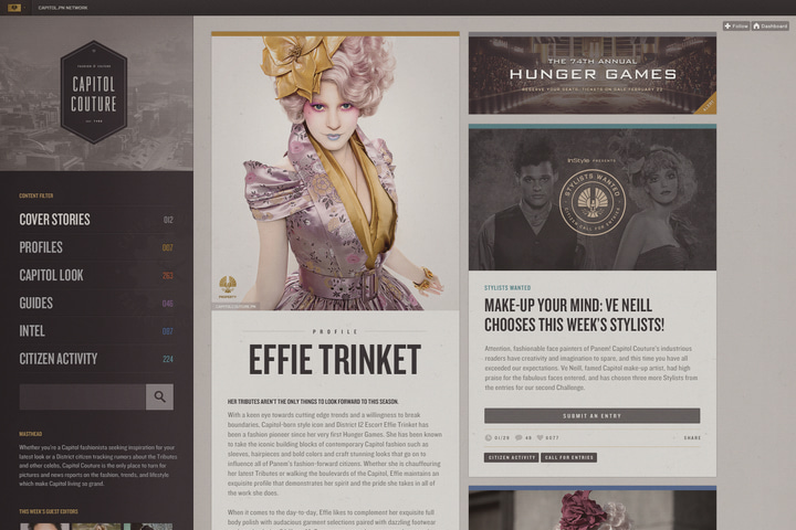 Capitol Couture website preview